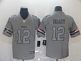 Nike Patriots 12 Tom Brady 2019 Gray Gridiron Gray Vapor Untouchable Limited Jersey,baseball caps,new era cap wholesale,wholesale hats